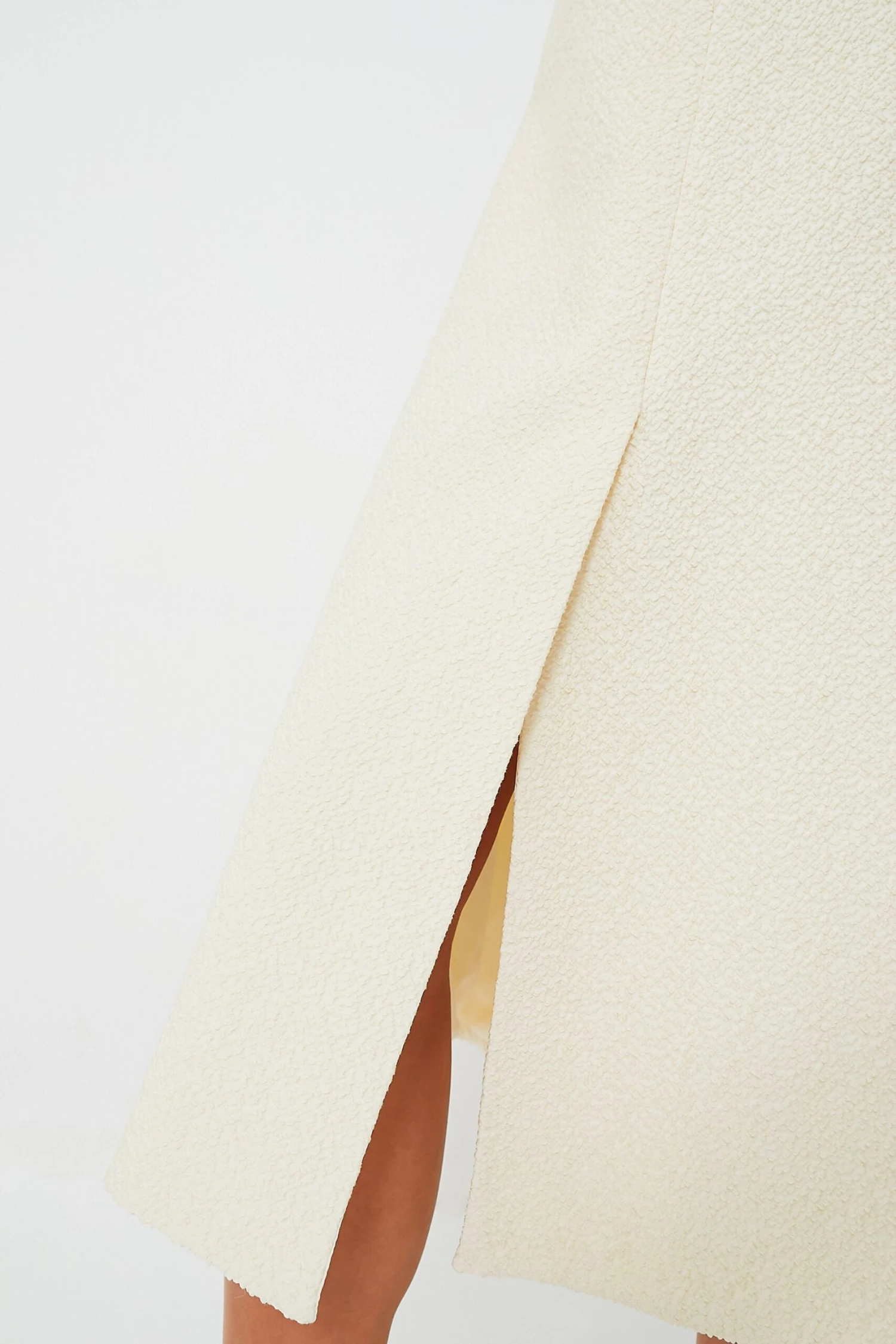 Ivory Torina Cotton Boucle Skirt 5 Ivory Torina Cotton Boucle Skirt - Image 5