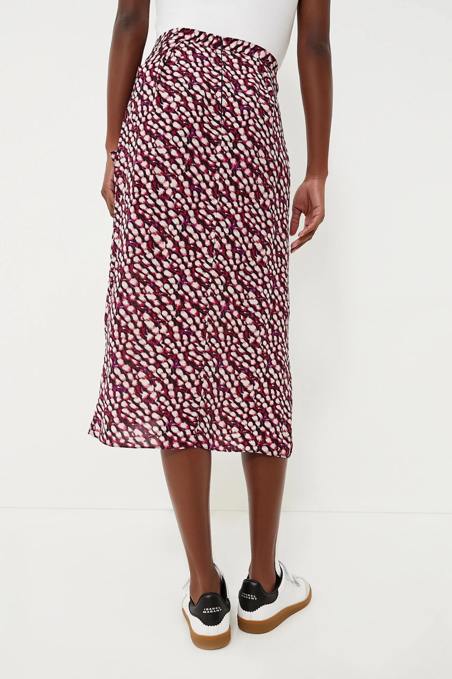 Isabel Marant Etoile Raspberry Eolia Skirt 4 Isabel Marant Etoile Raspberry Eolia Skirt - Image 4