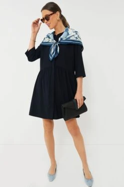 Navy Crepe Royal Shirt Dress -Staudes Store 1mQGRfLZifLNrWWgi6v4FhoR7FIH7d1a 1
