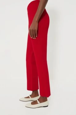 Red Compression Knit Ashford Pants -Staudes Store 1n3N9uz1TAqf7PcnY4YqhCA5SYHLPqTE 1