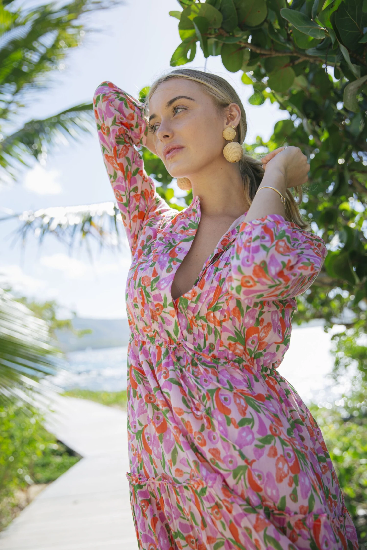 Exclusive Mini Bloom Rose Bazaar Dress 3 Exclusive Mini Bloom Rose Bazaar Dress - Image 3