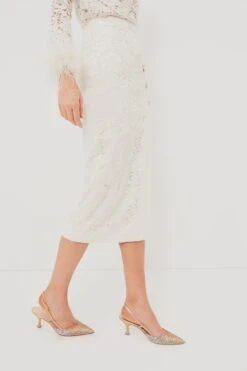SELF PORTRAIT Cream Cord Lace Midi Skirt -Staudes Store 4kNNGiUmPx2tSuEGZOwmTnsPJkyi2iHP 1