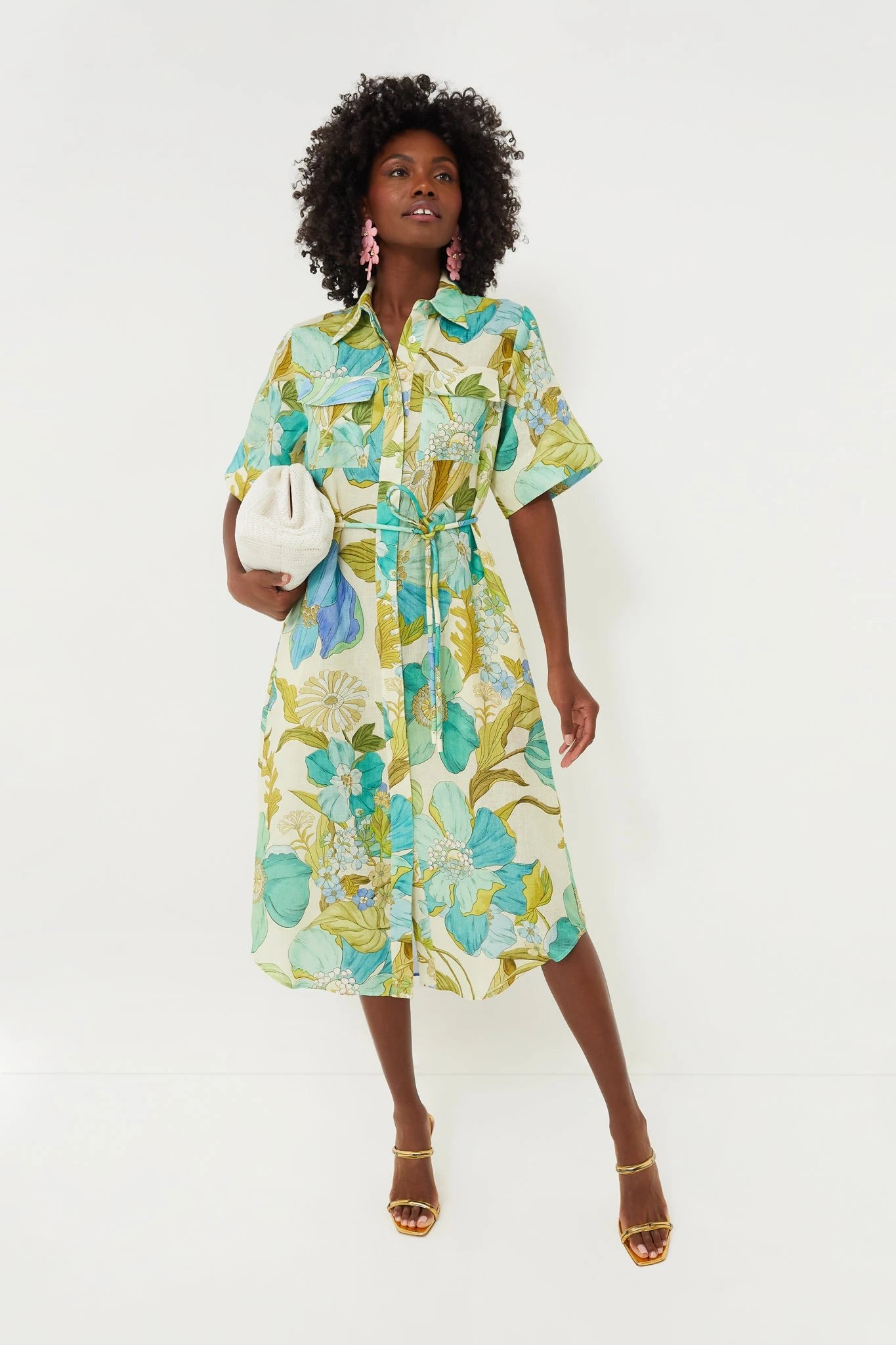 Blue Janis Shirtdress 2 Blue Janis Shirtdress - Image 2