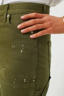 Veronica Beard Army Dylan Paint Splatter Pant With Patch -Staudes Store 4pRZ6wxProNHOZdGl9YasjHJt5wjaEoZ 1