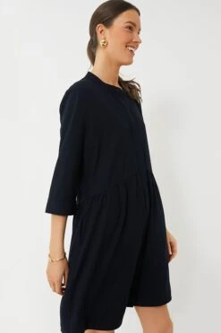 Navy Crepe Royal Shirt Dress -Staudes Store 5lZUOzwpsCR66sn49rOqprE4C6wtcCdt 1