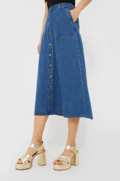 Maritime Gerri Denim Skirt -Staudes Store 6XDQujJaPRn1svcUVJzzwBx3pNxYmMGZ 1