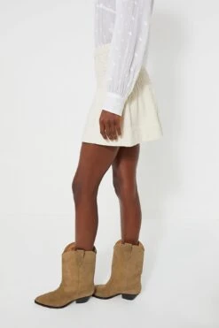 Isabel Marant Etoile Ecru Pacifica Mini Skirt -Staudes Store 82M1AK6ZTb8yQ7GihO06rpuwSbAo53na 1