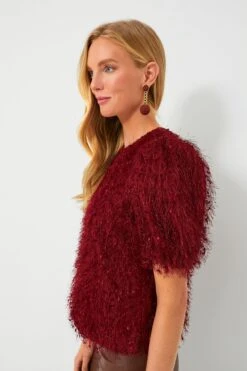 Merlot Textured Hope Blouse -Staudes Store 9TxSa7h8hUIqRLUbNEHrzDgrlY7hd2vJ 1