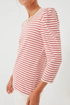 Red Striped Vesty Long Sleeve Crewneck -Staudes Store CARHDNfVsI7WDLxscWYf4p7BYjBwK9fJ 1