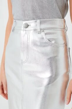 Staud Silver Oaklyn Skirt -Staudes Store CUtoluYnZmvWThhvbj16YrdZXAVySuGr 1