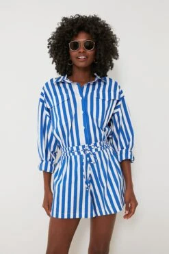 Bayou Stripe Cobalt Isole Playsuit -Staudes Store CY2WaAKWDfzsVSIkD4VquoF1LSxlUK5U 1