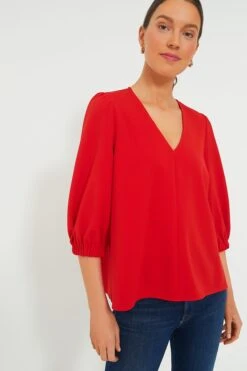 Red Hollis Top