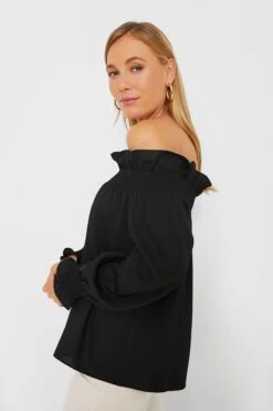 Black Off The Shoulder Marguerite Blouse -Staudes Store DVq30xLhuI5IOK9kcOmAGhWELxz1cOhJ 1