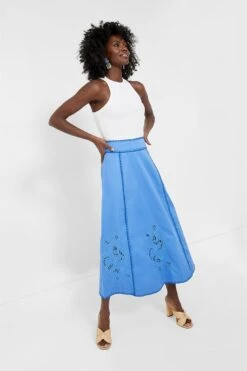 Blue Rosalie Skirt -Staudes Store DxZIRRWPi4qJH9tAj0gkNqnreVHzTDX1 1