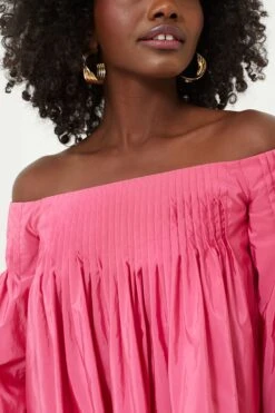 Hot Pink Pleated Portia Top -Staudes Store EITVhDClKnSLXJOpB5wvzwRjWYAITGUd 1