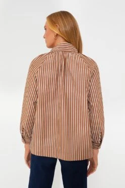 Mocha Stripe Emy Top -Staudes Store F4Mp070HZBYBBe9MpFWDmldEckby6BcM 1