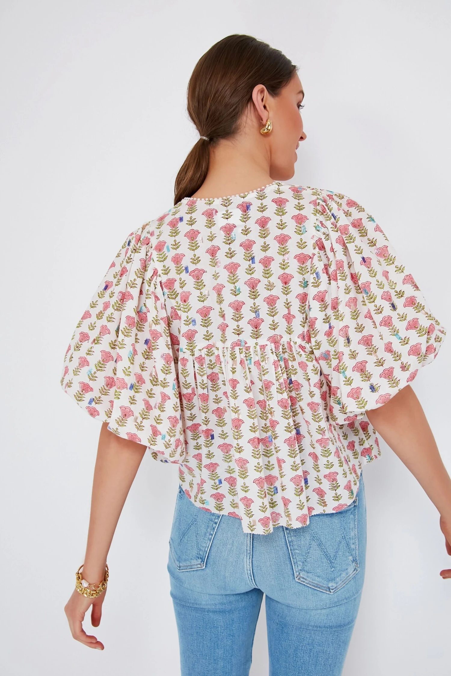 Cherry Blossom Jiby Blouse 4 Cherry Blossom Jiby Blouse - Image 4
