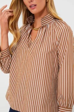 Mocha Stripe Emy Top -Staudes Store I2rxdVS94zuACNx5TFiFqZYJJ8dA03ue 1