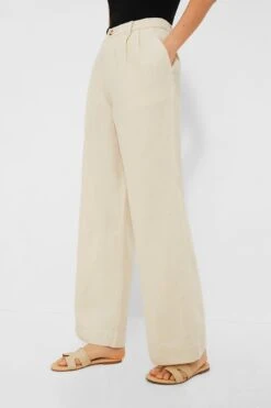 Sandshell Air Linen Pleated Trousers -Staudes Store I5BMlsMUS2m1mPrDlgMUXo3BgD8wc2vj 1