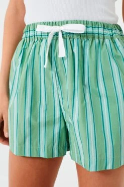 Green Akaia Stripe Amaro Shorts -Staudes Store IMqBSIsWOrE9zkTYdPbkt7XJZWzTuPmP 1