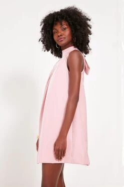 Pink Bobbi Mini Dress With Bow -Staudes Store ITbnSV7F9SqIGrCE0AoYD9eYXK47YPTT 1