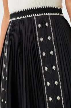 ULLA JOHNSON Noir Sabina Skirt -Staudes Store KMpRXnpQNMltLOSoLAqdj1fA7zGiA1ZT 1