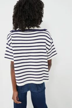 Ivory And Navy Stripe Claire Sweater -Staudes Store Kb1mBhk6Y9mYj25iZUzvQCOyPireFHHn 1