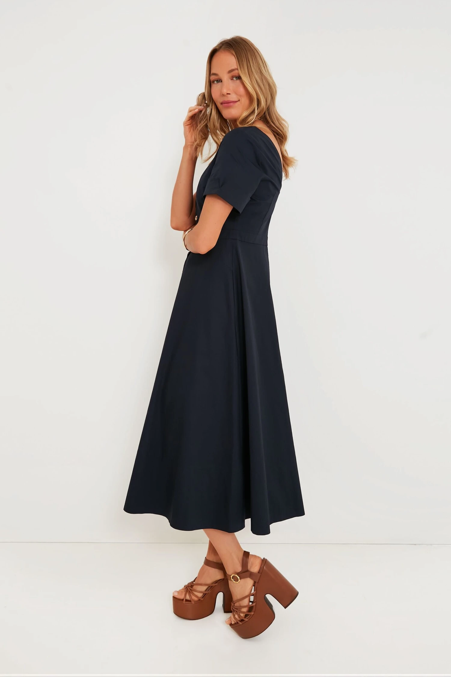 Navy Kate Maxi Dress 3 Navy Kate Maxi Dress - Image 3