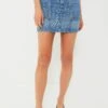 MOTHER Love Line The Lineup Swooner Mini Skirt
