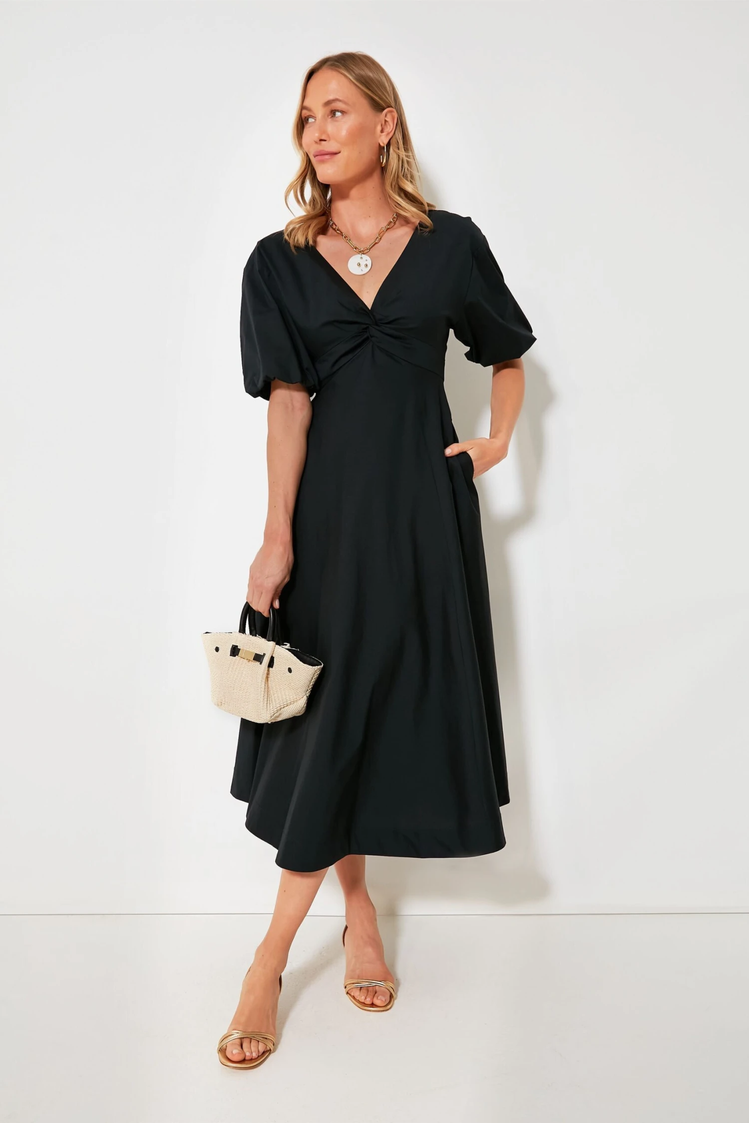 Staud Black Finley Dress 2 Staud Black Finley Dress - Image 2