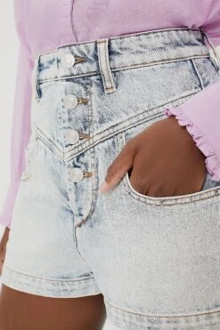 Isabel Marant Etoile Light Blue Jovany Shorts -Staudes Store ODNZM2EPo96bCwltcKiWwyVz2BTCG2yK 1