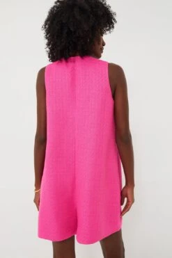 Hot Pink Textured Myla Romper -Staudes Store OUn8agIv6feduLrCjK2I1RirAnjKsJ9d 1