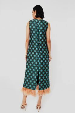 Jacquard Winter Sun Column Dress With Feathers -Staudes Store OWvrGXQzmoLdfLzAzT62sOPB8U3ipsxu 1