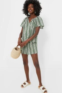 Fern And Floral Stripe Jolie Shorts -Staudes Store P81BzmXylQeHaJfbkkoj0PJrqHrM5Vrz 1