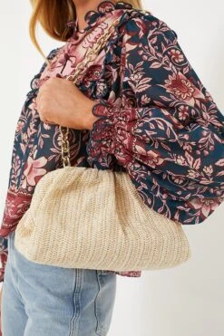 Farm Rio Teal Ainika Charm Long Sleeve Blouse -Staudes Store QML5QJvLWLHgRv9hIlbMeSDbKO7pXGZE 1