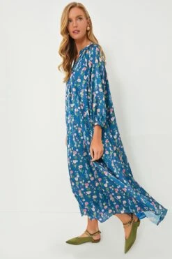 Navy Floral Zoe Maxi Dress -Staudes Store QWlCithj0DXfXLwutwuEk5iufWeQSPVc 1
