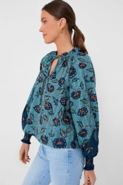 ULLA JOHNSON Cornflower Kaitlyn Blouse -Staudes Store RmApQ5bPS4iNMwpTy2bg1eVXTkLRLkjr 1