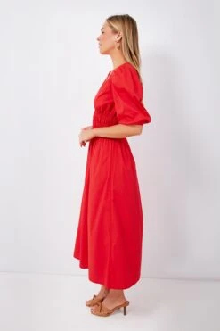 Cherry Tomato Agnata Midi Dress -Staudes Store Rxmb4WnUroPqhix5X1JFauWauaaKwByB 1