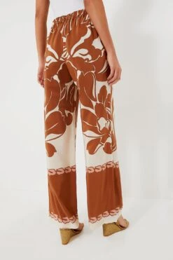 Brown Spray Of Flowers Wide Leg Pants -Staudes Store SCIai5wxFgIm5MUoXrDvWTXFbjSRvISw 1