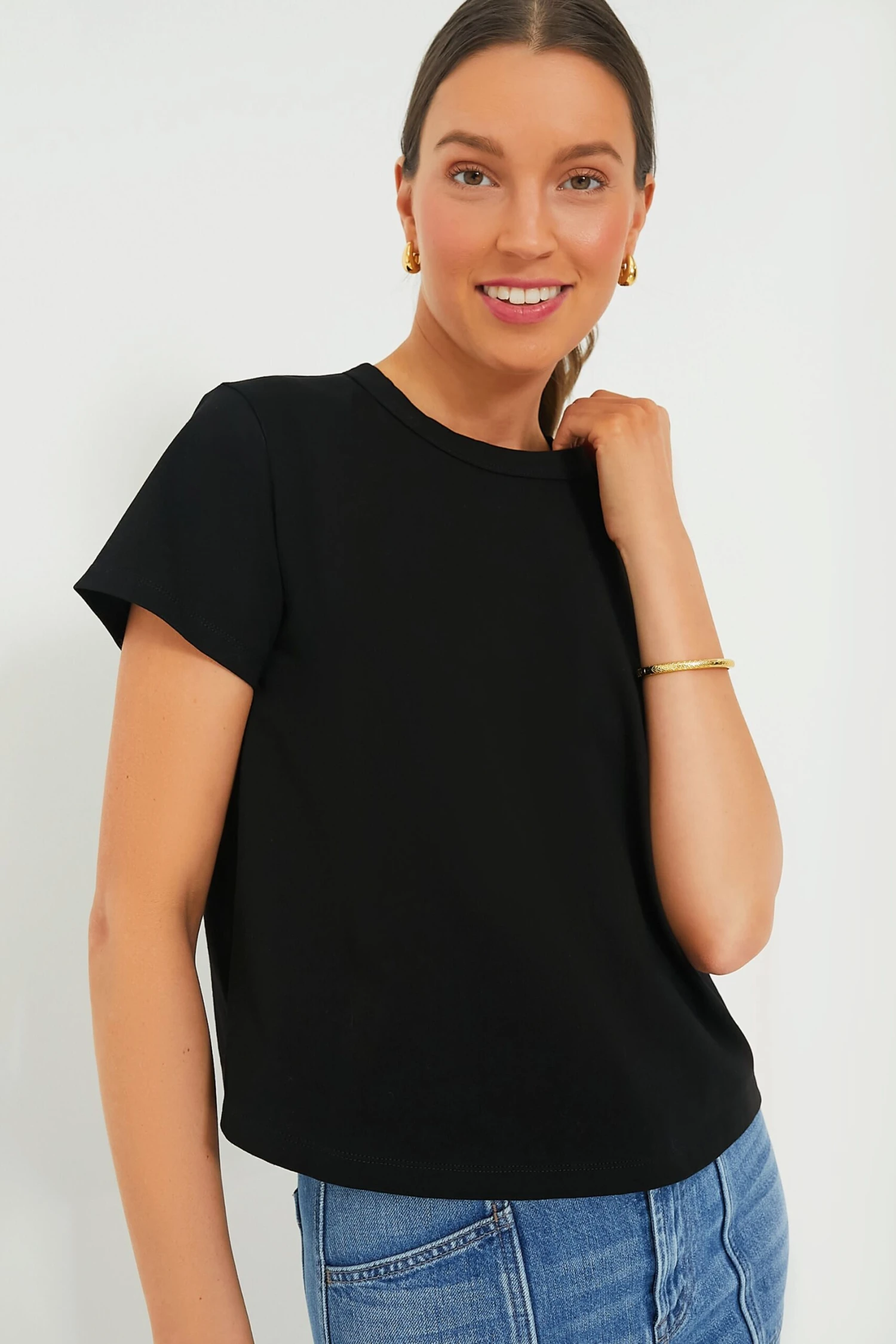 Black Parker Classic Fit Tee 1 Black Parker Classic Fit Tee