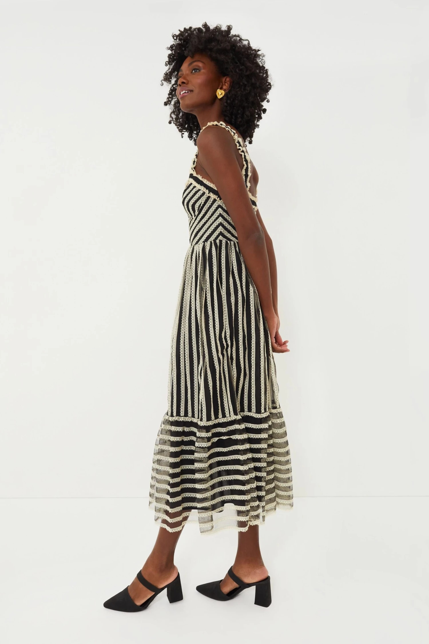 Multi Verona Lace Corset Dress 3 Multi Verona Lace Corset Dress - Image 3