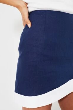 Staud Navy And White Leandro Skirt -Staudes Store TnR6qCveZDonjG9byyCZZyt0wwM27Hyw 1