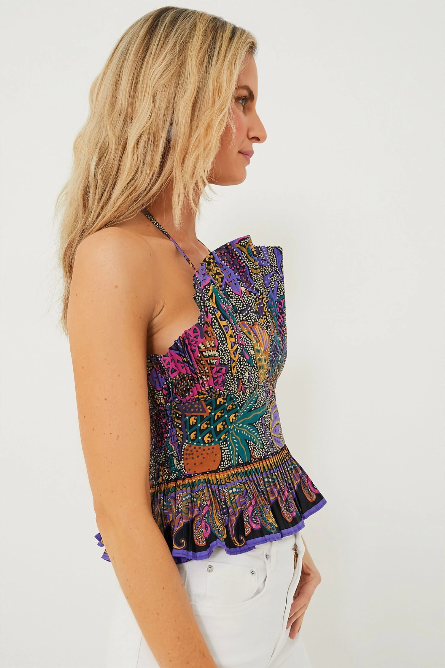 Padma Floral Print Malca Top 3 Padma Floral Print Malca Top - Image 3