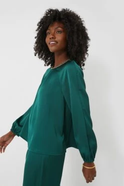 Rainforest Green Adah Blouse -Staudes Store WfRxUgpVsw1ahqiou2DtPxAk3afCNeVG 1