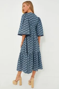 Slate Blue Floral Rhoda Ric-Rac Maxi Dress -Staudes Store Z7zTZSz1VIjJ3PGSOsMDD1R2shZh2uzK 1