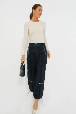 CYNTHIA ROWLEY Blackwatch Plaid Cargo Pants 11 CYNTHIA ROWLEY Blackwatch Plaid Cargo Pants -Staudes Store cDUw7M9cnvl9V5kGyHSgjDbBld2E473a 1