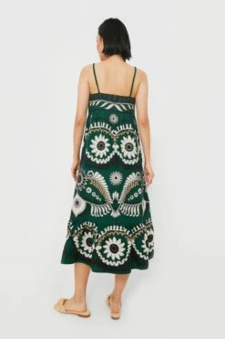 Green Charlough Print Sleeveless Embroidered Dress -Staudes Store dNGBi0VIh8mgL482Y88CnnZ6wFsrCqOG 1