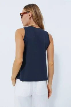 Navy Anthos Cotton Tank -Staudes Store dVAMDQYxfgHrOThXljRogvdpZ7d8vGGG 1