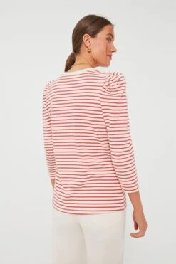 Red Striped Vesty Long Sleeve Crewneck -Staudes Store deHgoGrTVzoHVnabpSPssTFcioiezY3z 1