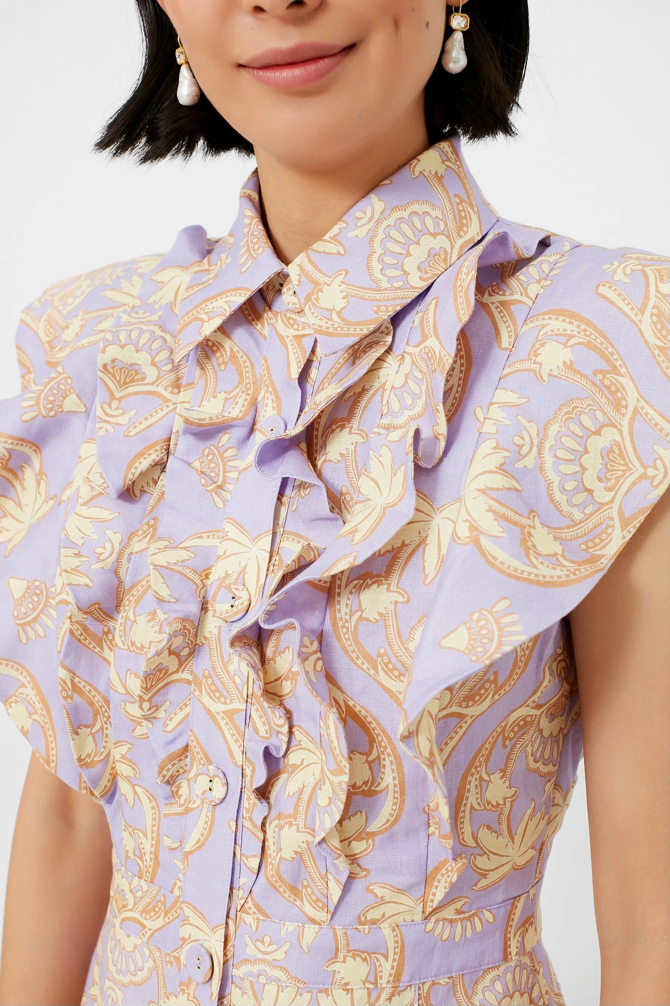 Palm Spliced Florence Mini Dress 5 Palm Spliced Florence Mini Dress - Image 5